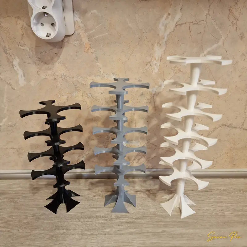 3D принтирани стойки за кафе капсули в три размера