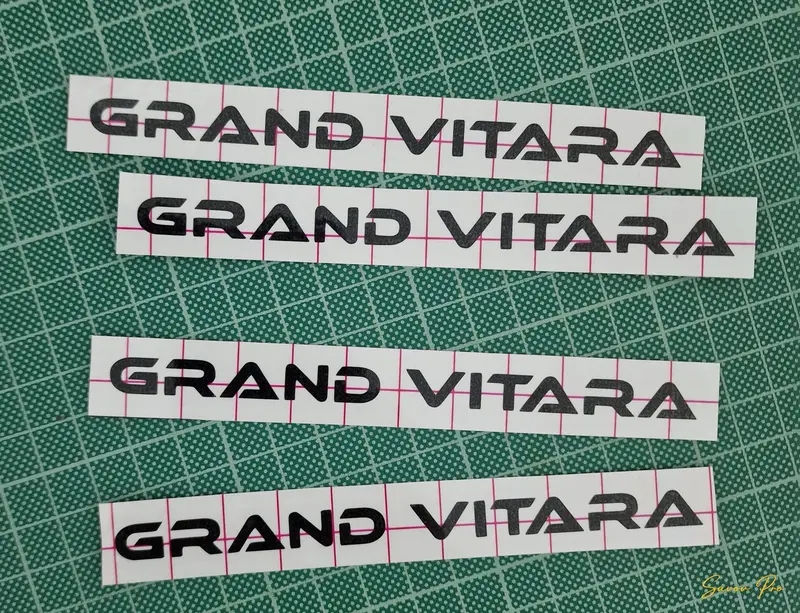 Черни винилови стикери GRAND VITARA