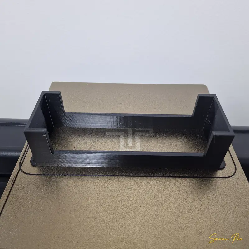 3D принтиран черен пластмасов детайл