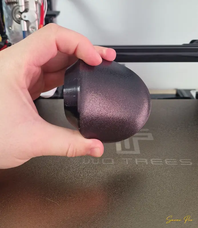 3D принтиран детайл с куполна форма